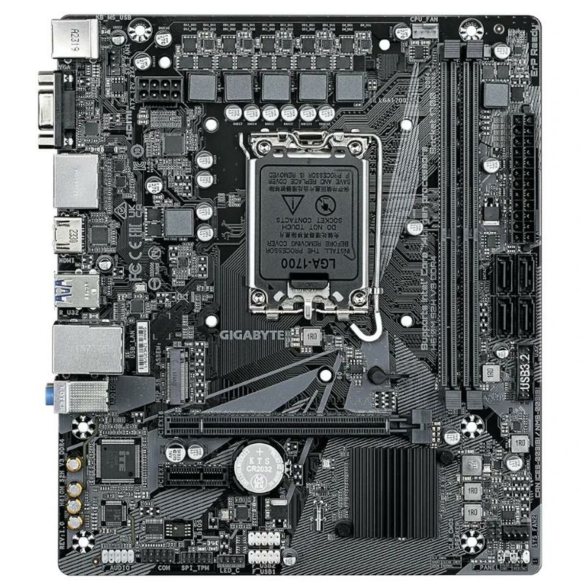 GIGABYTE H610M S2H V3 DDR4 carte mere Intel H610 Express LGA 1700 micro ATX