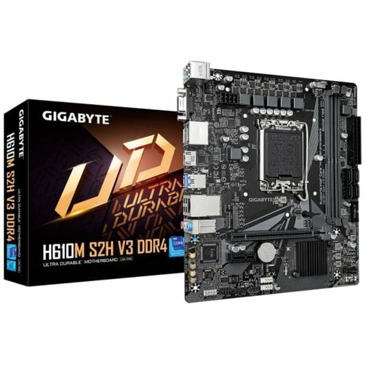 GIGABYTE H610M S2H V3 DDR4 carte mere Intel H610 Express LGA 1700 micro ATX