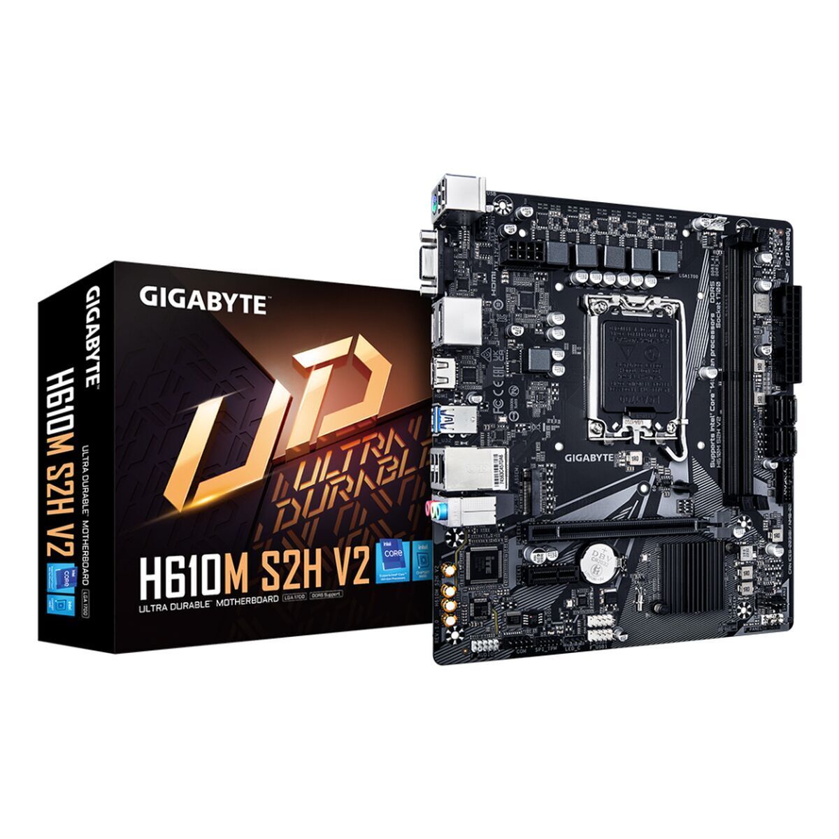 GIGABYTE H610M S2H V2 carte mere Intel H610 Express LGA 1700 micro ATX