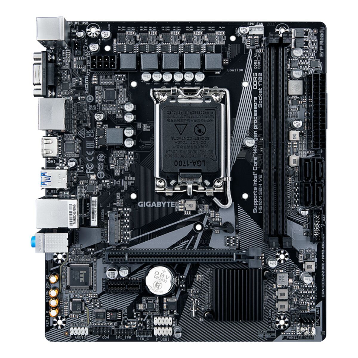 GIGABYTE H610M S2H V2 carte mere Intel H610 Express LGA 1700 micro ATX