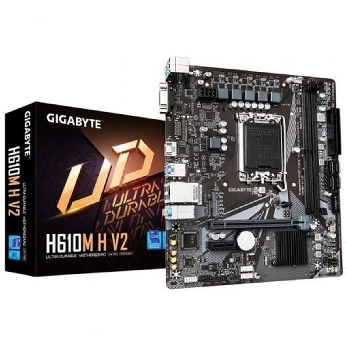 GIGABYTE H610M H V2 carte mere Intel H610 Express LGA 1700 micro ATX
