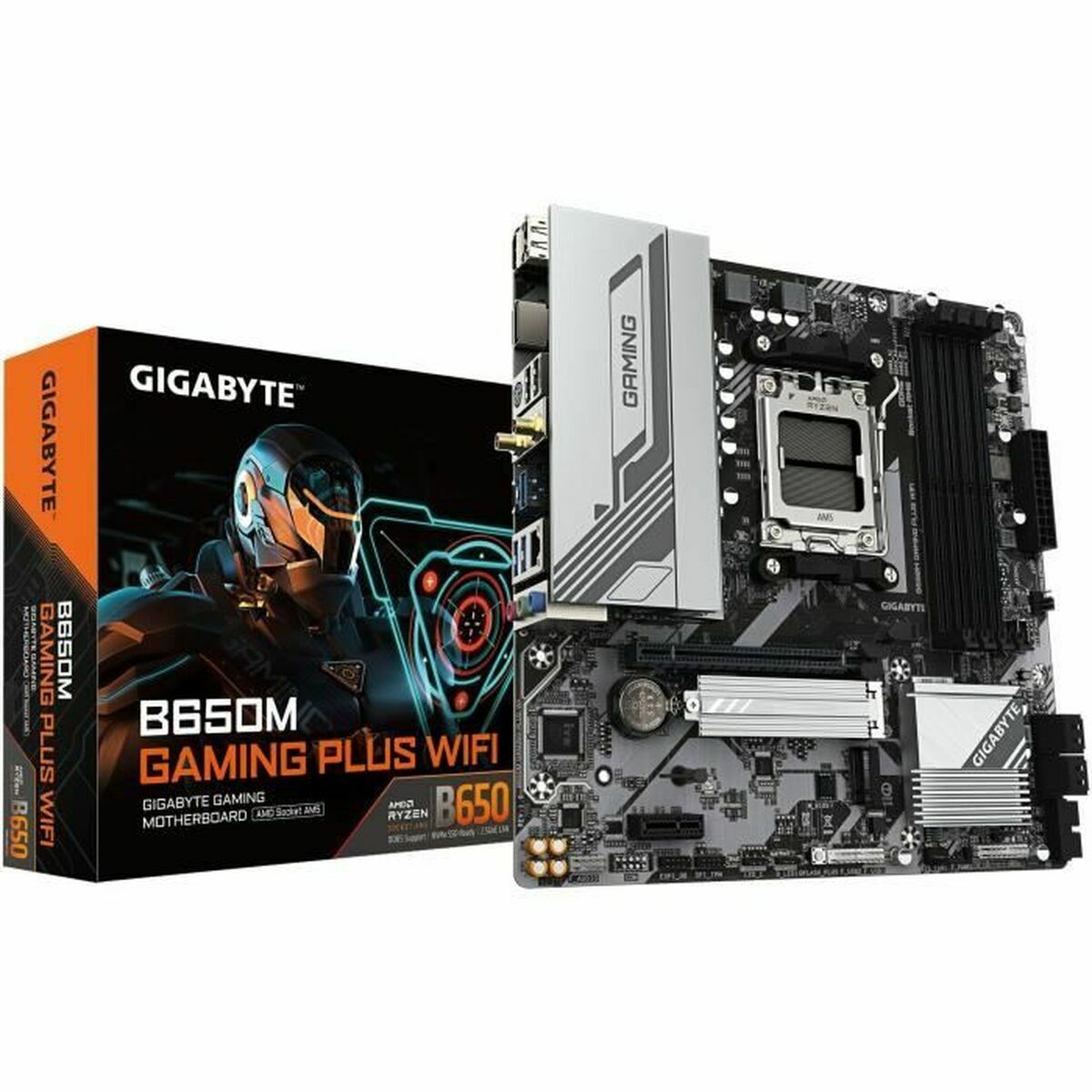 GIGABYTE B650M GAMING PLUS WIFI AMD B650 Emplacement AM5 micro ATX