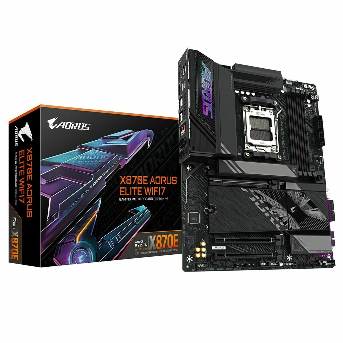 GIGABYTE X870E AORUS ELITE WIFI7 AMD X870E Emplacement AM5 ATX