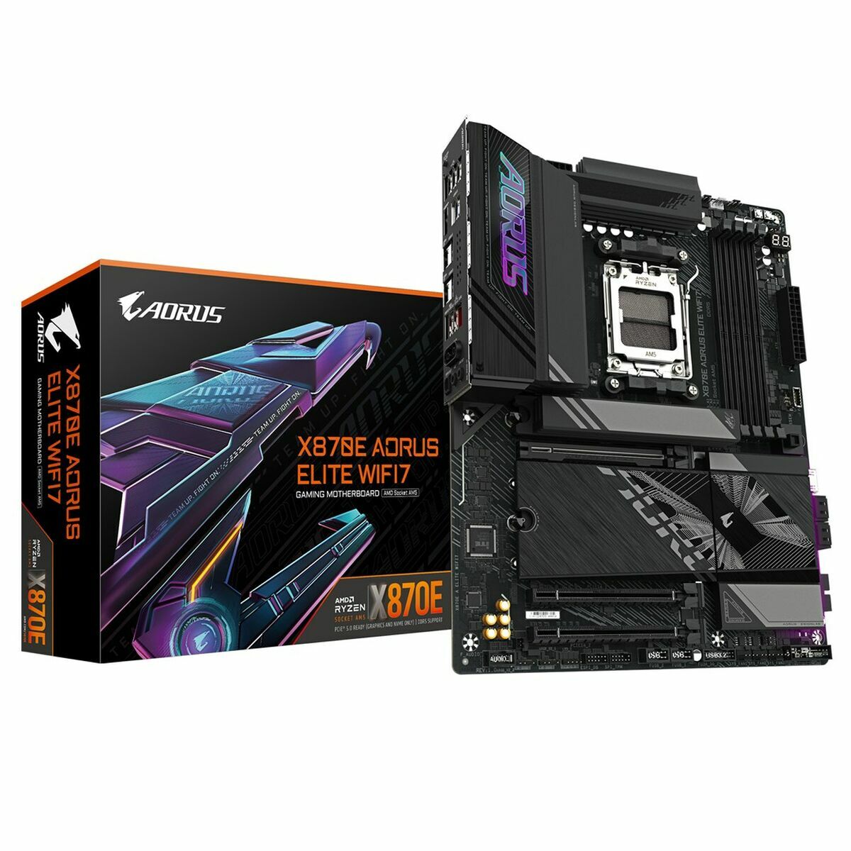 GIGABYTE X870E AORUS ELITE WIFI7 AMD X870E Emplacement AM5 ATX