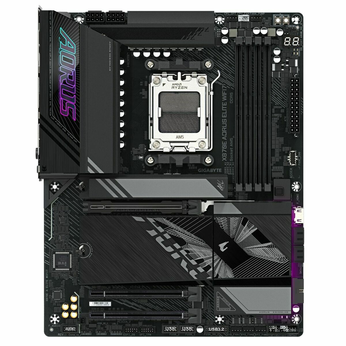 GIGABYTE X870E AORUS ELITE WIFI7 AMD X870E Emplacement AM5 ATX