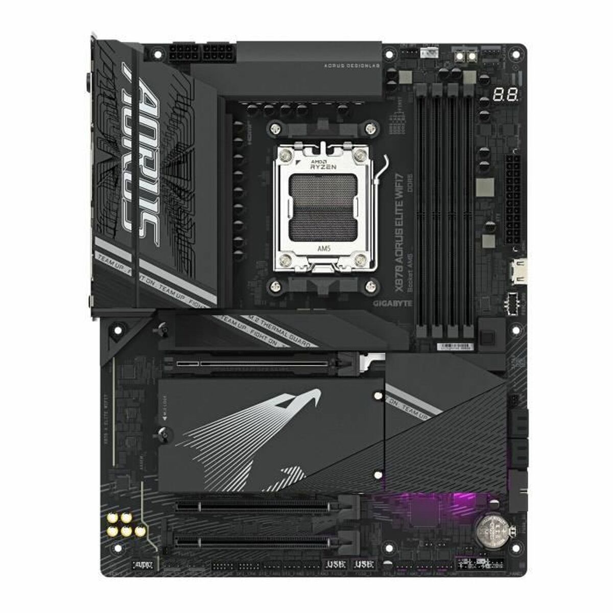 GIGABYTE X870 AORUS ELITE WIFI7 AMD X870 Emplacement AM5 ATX