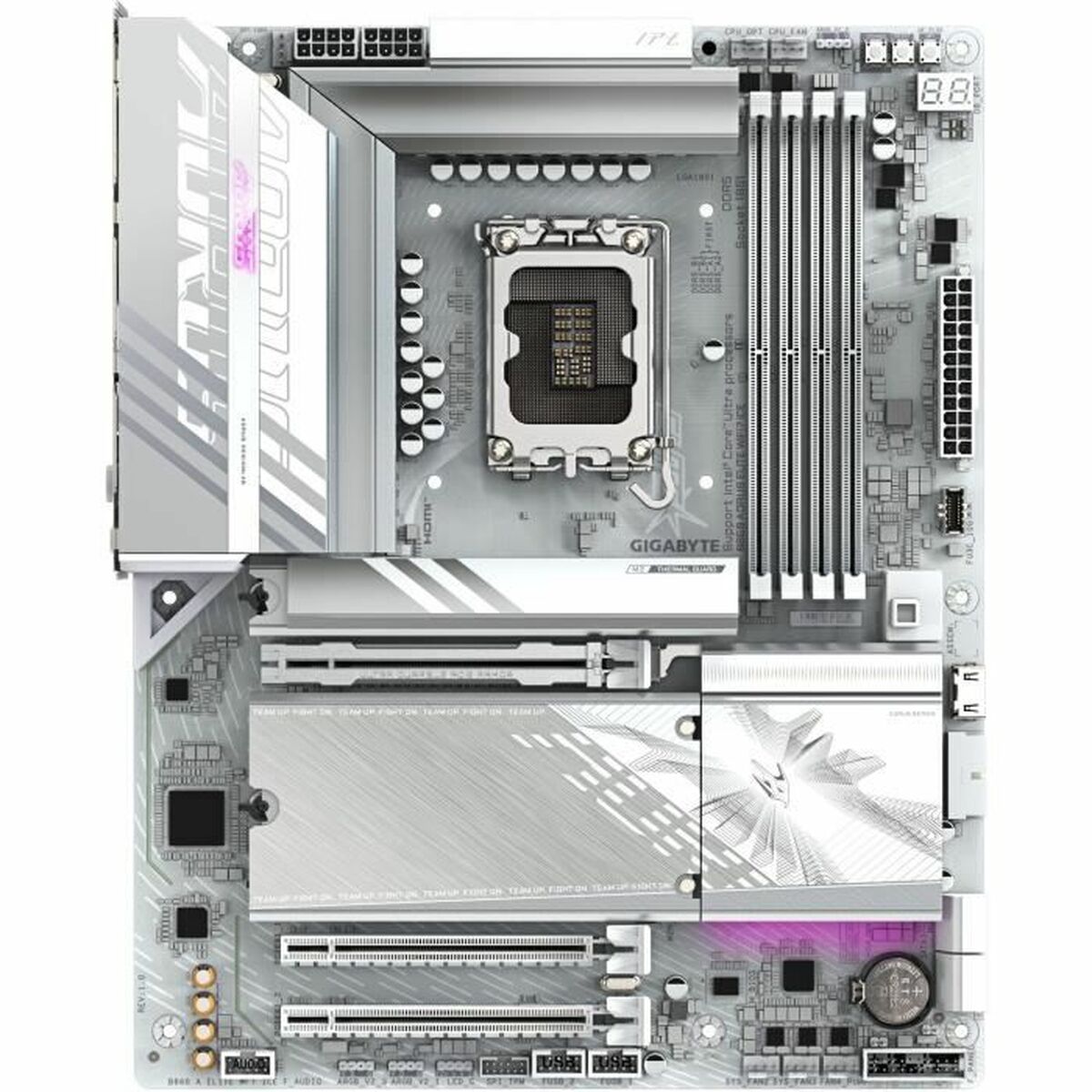 GIGABYTE B860 AORUS ELITE WIFI7 ICE Intel B860 LGA 1851 (Socket V1) ATX