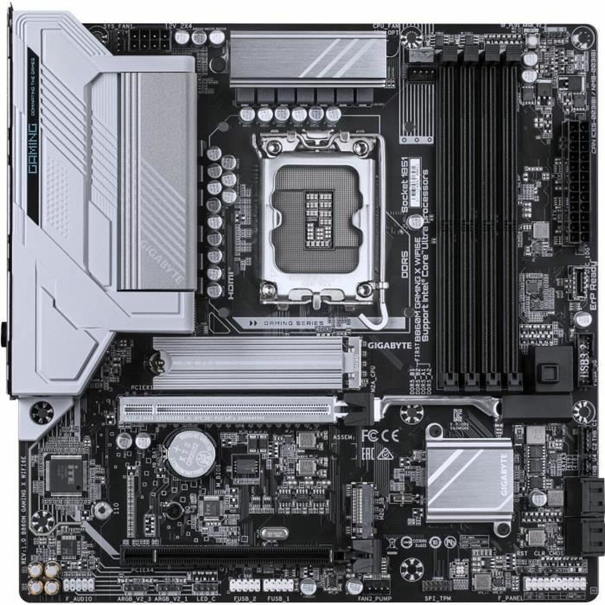 GIGABYTE B860M GAMING X WIFI6E carte mere Intel B860 LGA 1851 (Socket V1) micro ATX