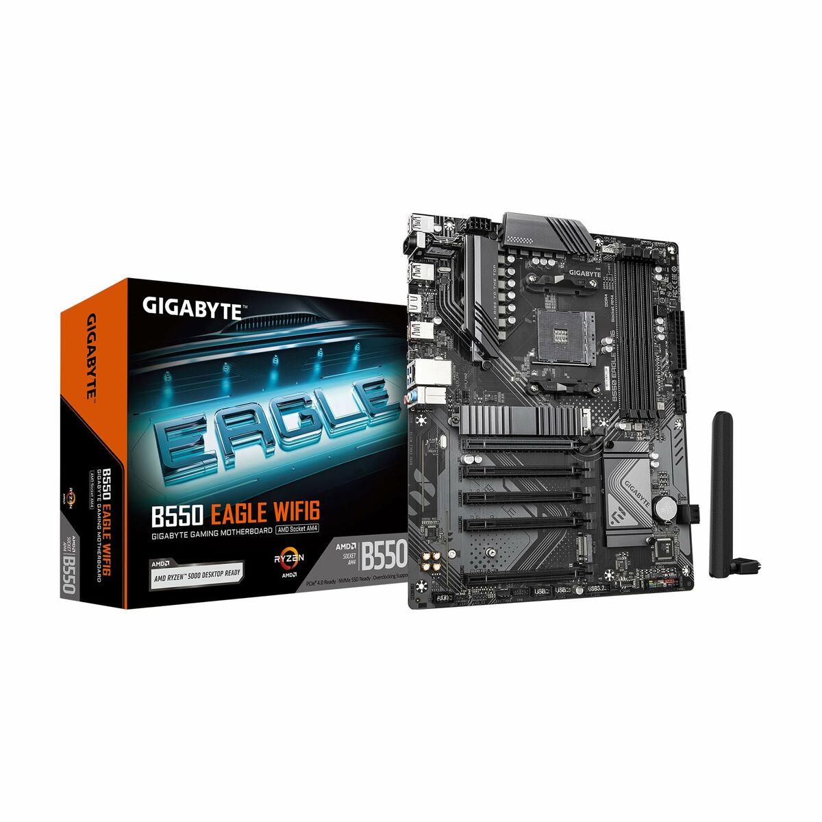 GIGABYTE B550 EAGLE WIFI6 carte mere AMD B550 Emplacement AM4 ATX