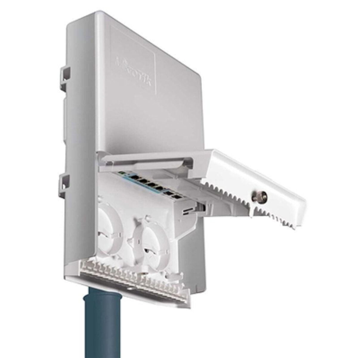 Mikrotik netPower Lite 7R Gigabit Ethernet (10/100/1000) Connexion Ethernet, supportant l'alimentation via ce port (PoE) Blanc