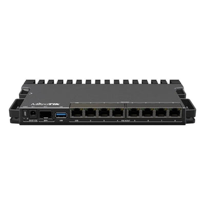 Mikrotik RouterBORD 5009UPr+S+IN with Marvell Armada ARMv8 CPU (4-cores, 1.4GHz per core), 1GB of DDR4 RAM, 1GB NAND storage, 1x 2.5Gbit LAN (802.3af/at PoE-out