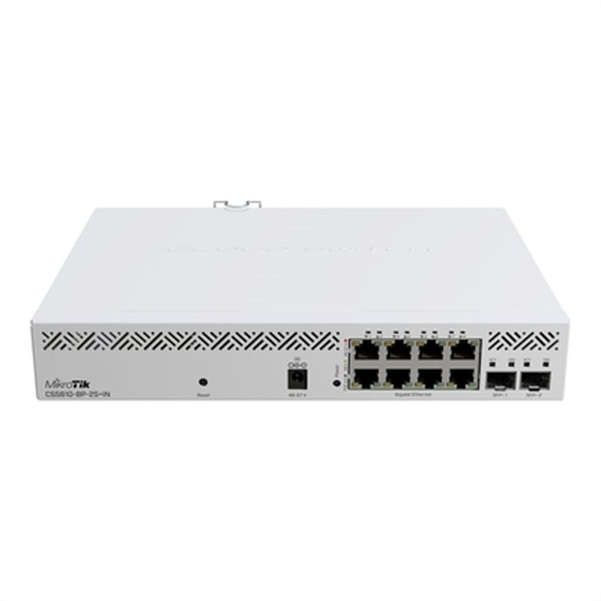 Mikrotik CSS610-8P-2S+IN commutateur réseau Géré Gigabit Ethernet (10/100/1000) Connexion Ethernet, supportant l'alimentation via ce port (PoE) Blanc