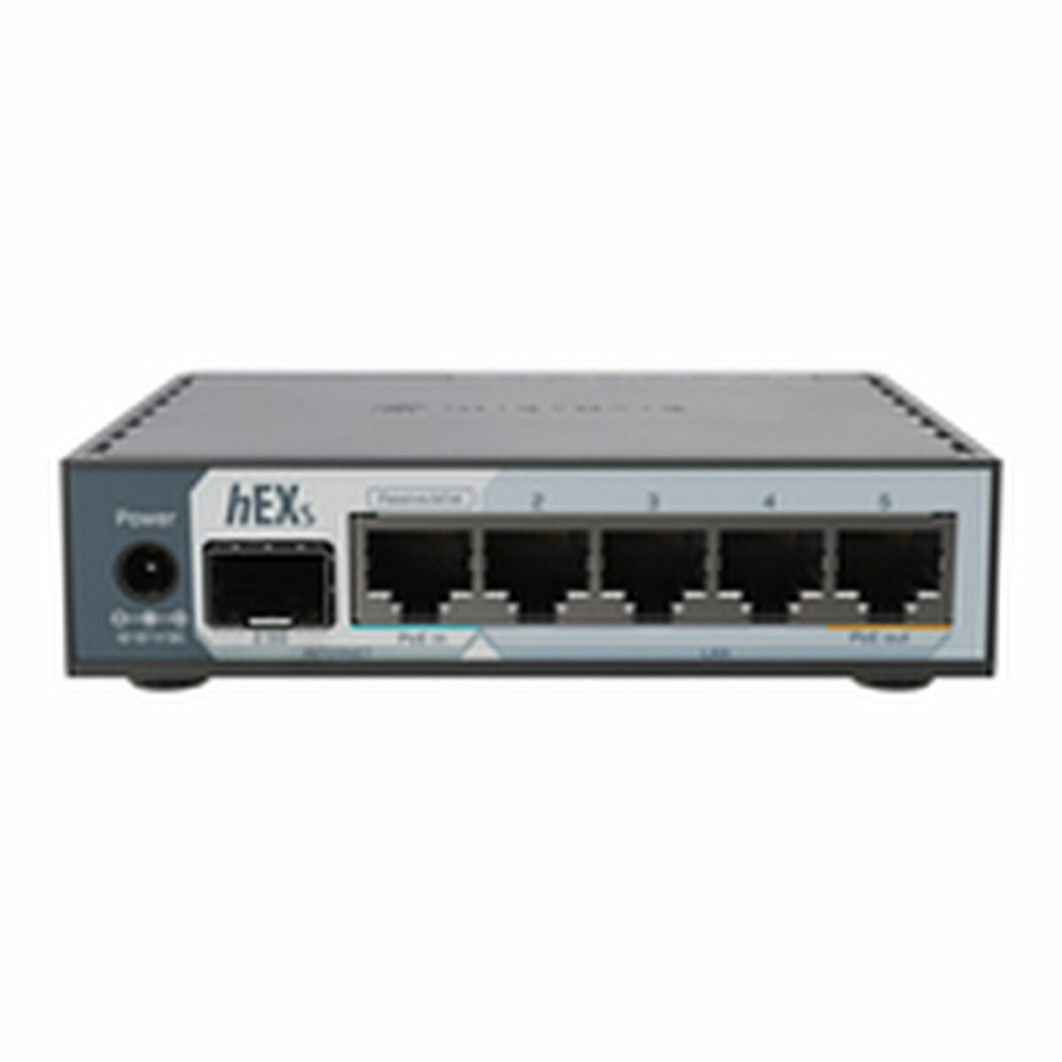Mikrotik hEX S (version 2025) avec RouterOS L4, boîtier de bureau