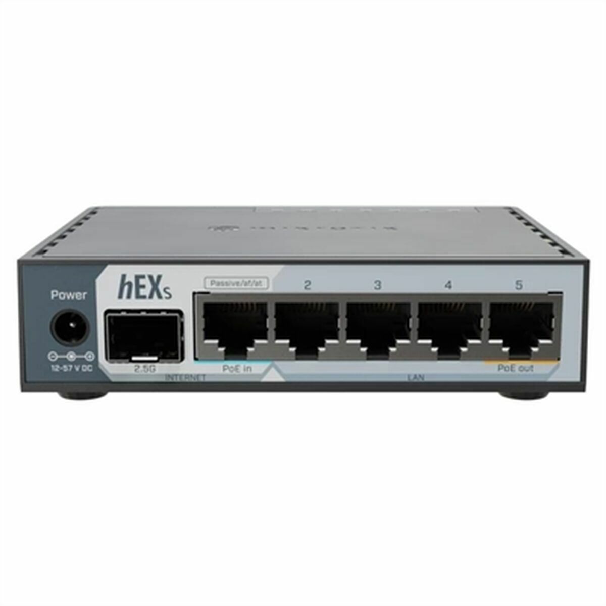 Mikrotik hEX S (version 2025) avec RouterOS L4, boîtier de bureau
