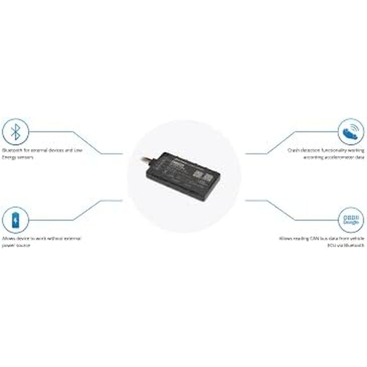 Teltonika FMB920 tracker GPS Universel 0,128 GB Noir