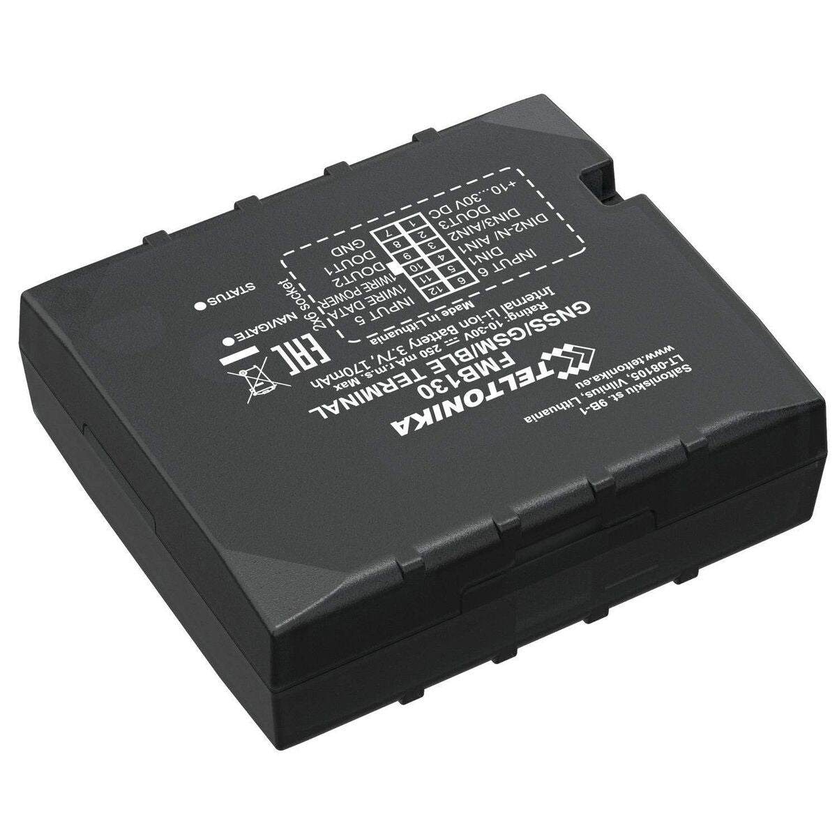 Teltonika FMB130 tracker GPS Voiture 0,128 GB Noir