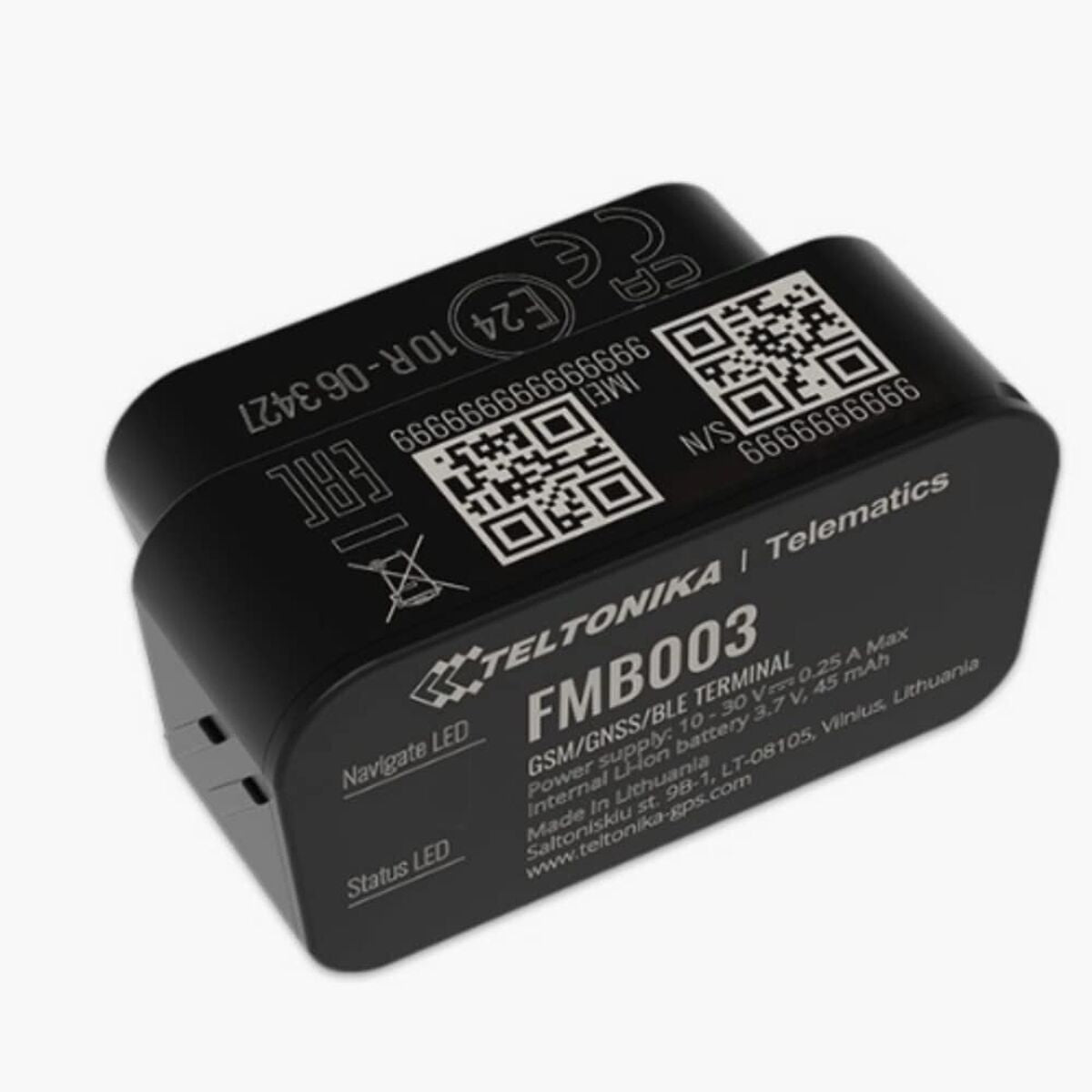 Teltonika FMB003 tracker GPS Voiture Noir