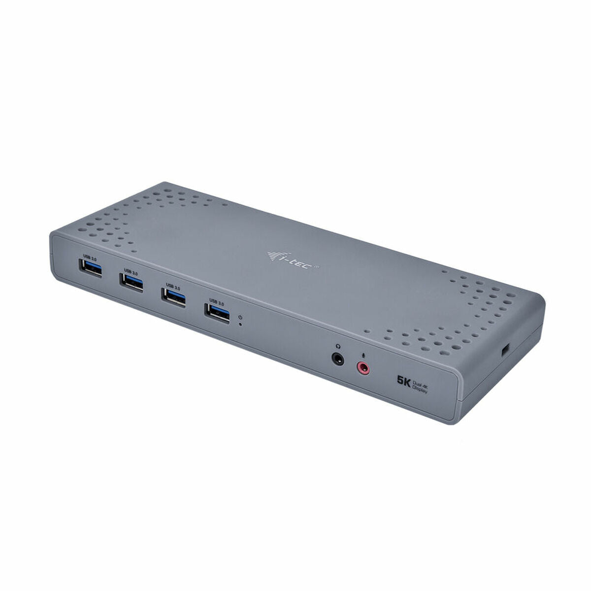 I-TEC USB 3.0/USB-C Dualdock 1x5K 2x4K 60Hz 2xHDMI 2xDP 1xGLAN 6xUSB 3.0 1xAudio/Mic Jack Kensington compatible with TB 3