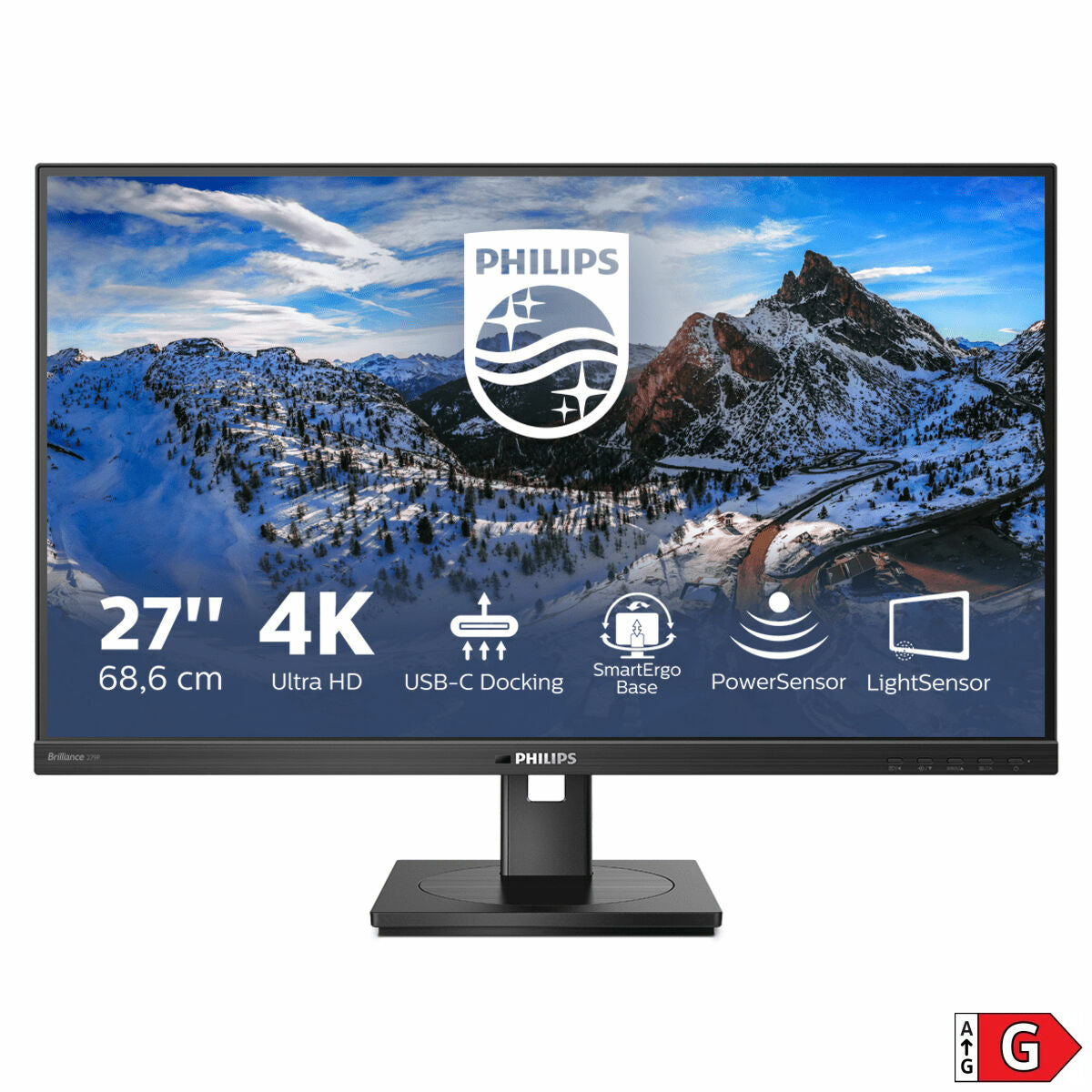 PHILIPS 279P1/00 27p IPS Flat 3840x2160 16:9 1000:1 350cd/m2 4ms H/A USB HUB SPEAKERS C DP HDMI
