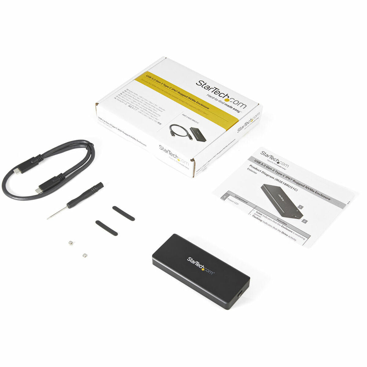 Box esterno SSD PCIe NVMe M.2 -IP67