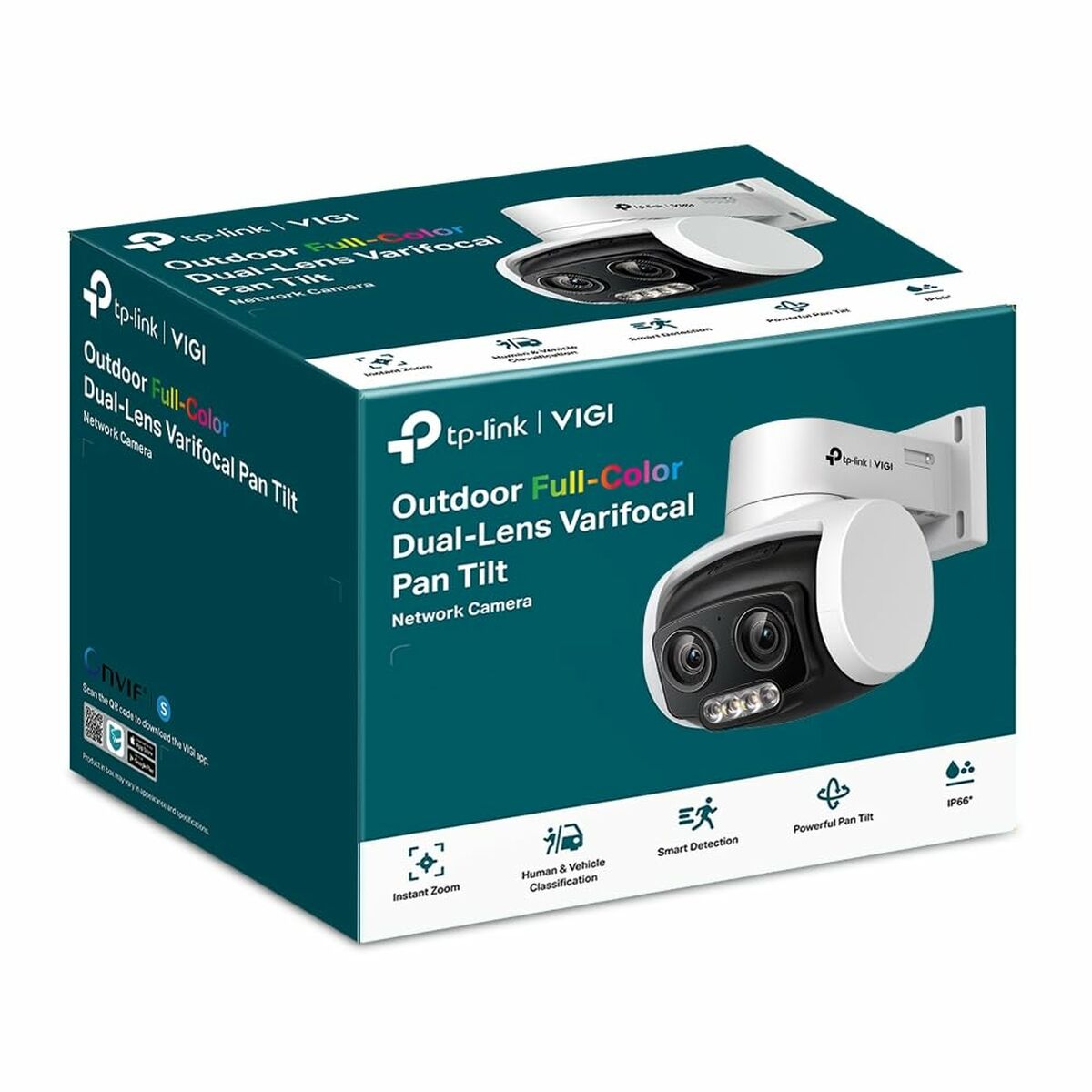 TP-LINK VIGI C540V 4MP Dual-Lens Varied Focal Full-Color PT Camera 25fps/30fps 2560x1440