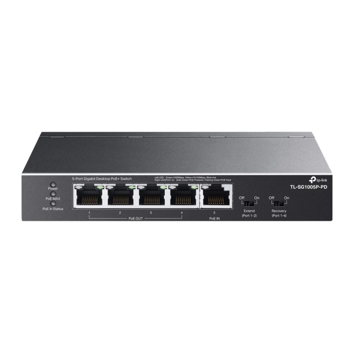 5-Port Gigabit Desktop PoE+Switch