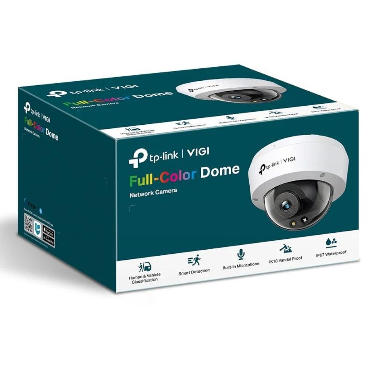 TP-LINK VIGI C250 4MM 5MP Full-Color Dome Network Camera 25fps/30fps 2880x1620