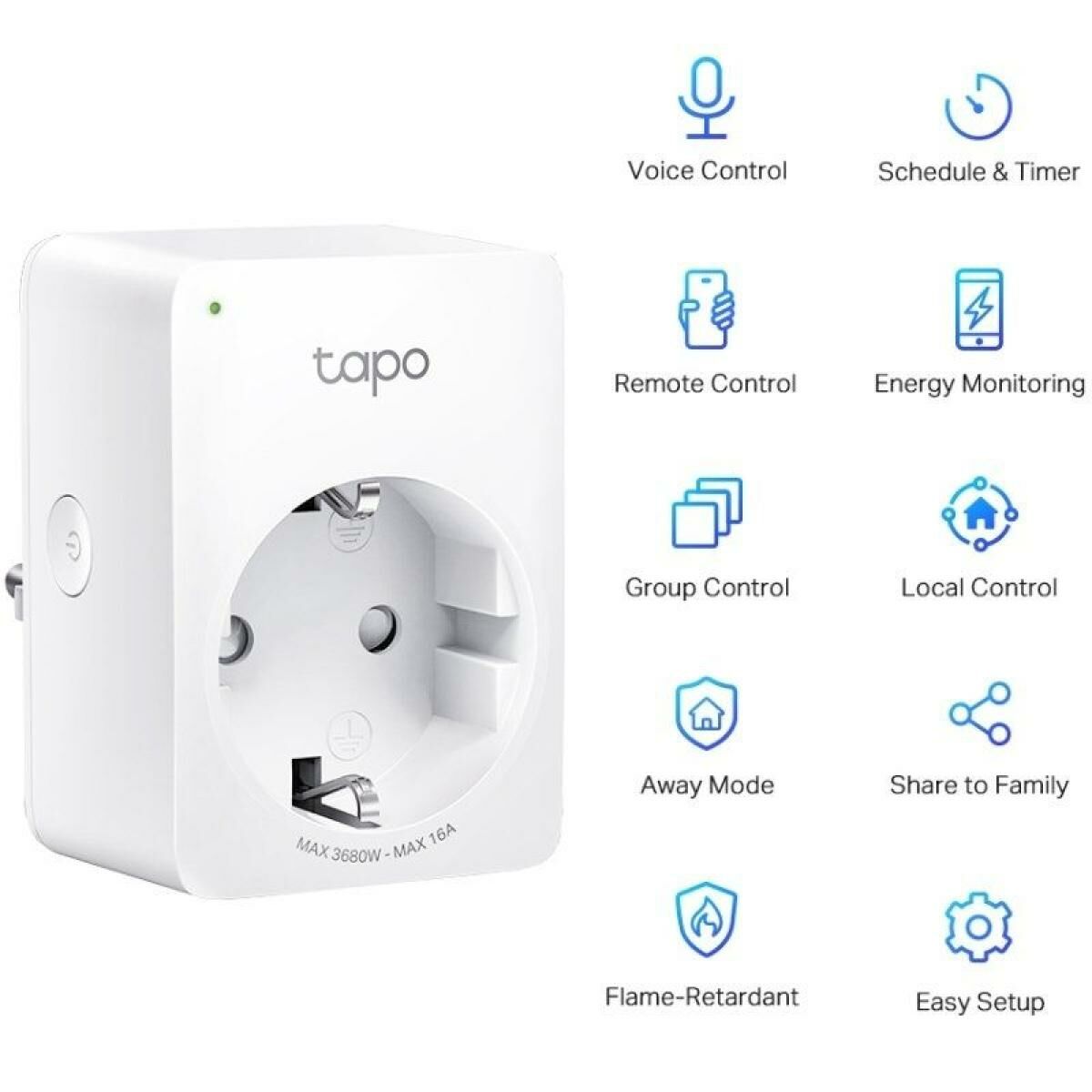 TP-LINK Mini Smart Wi-Fi Socket Energy Monitoring