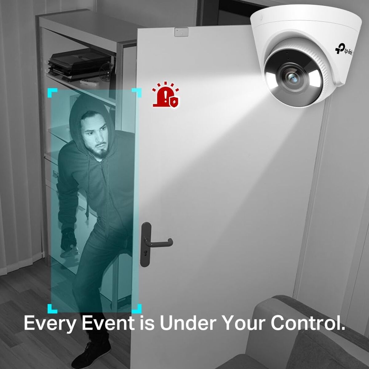 TP-LINK VIGI C440-W 4MM 4MP Full-Color Wi-Fi Turret Network Camera