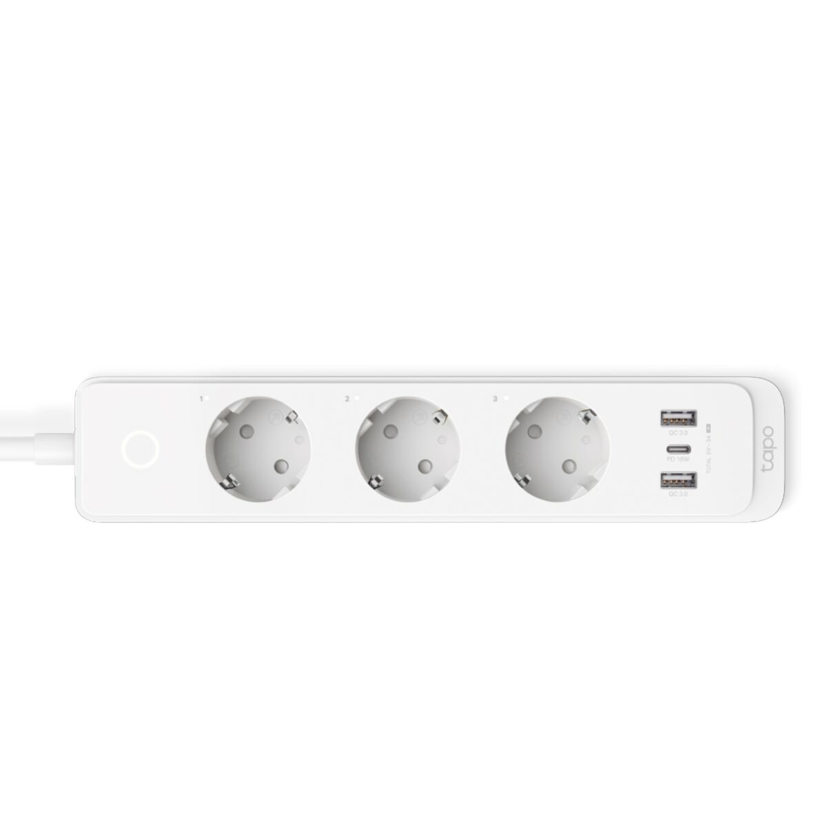 TP-Link Tapo P300 Multiprise intelligente avec 3 prises AC et ports USB