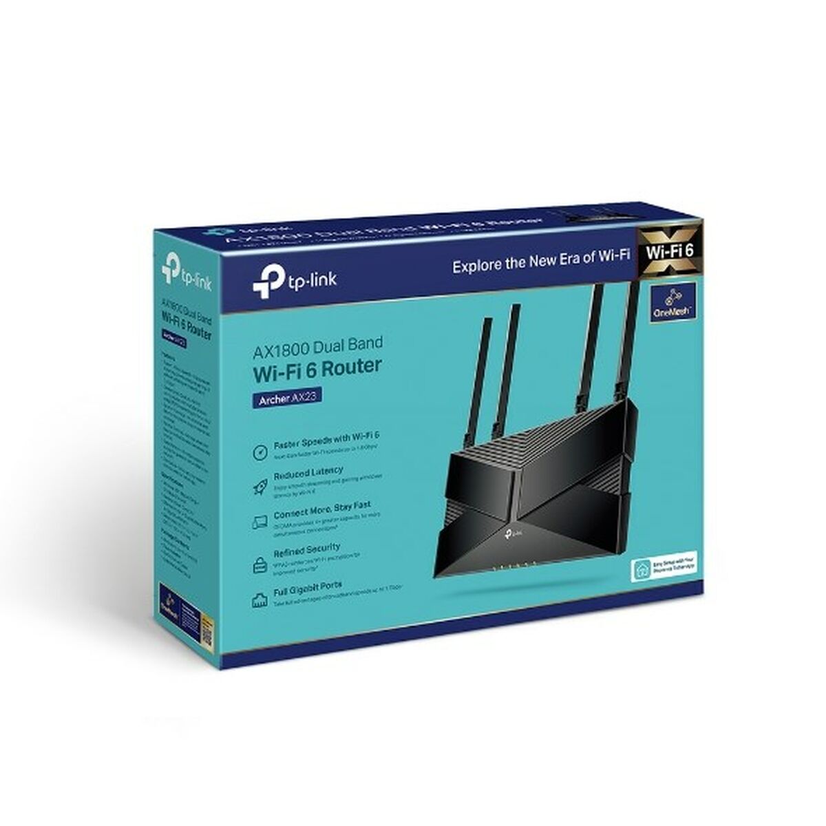 TP-Link Archer AX23 routeur sans fil Gigabit Ethernet Bi-bande (2,4 GHz / 5 GHz) Noir