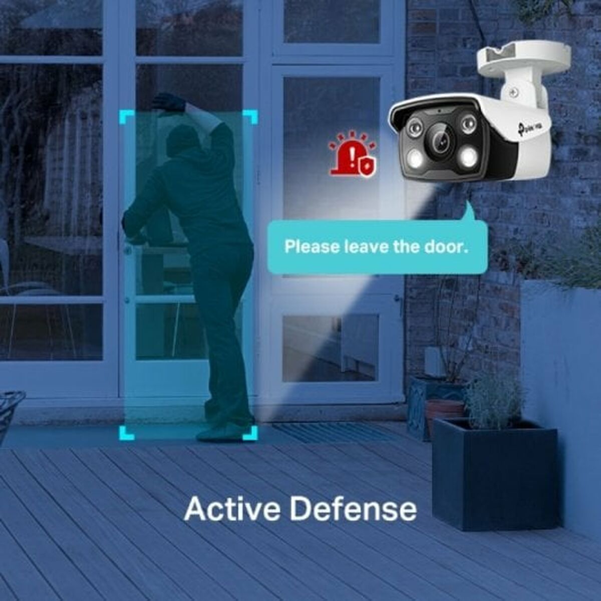 TP-LINK VIGI C340 4MM 4MP Outdoor Full-Color Bullet Network Camera