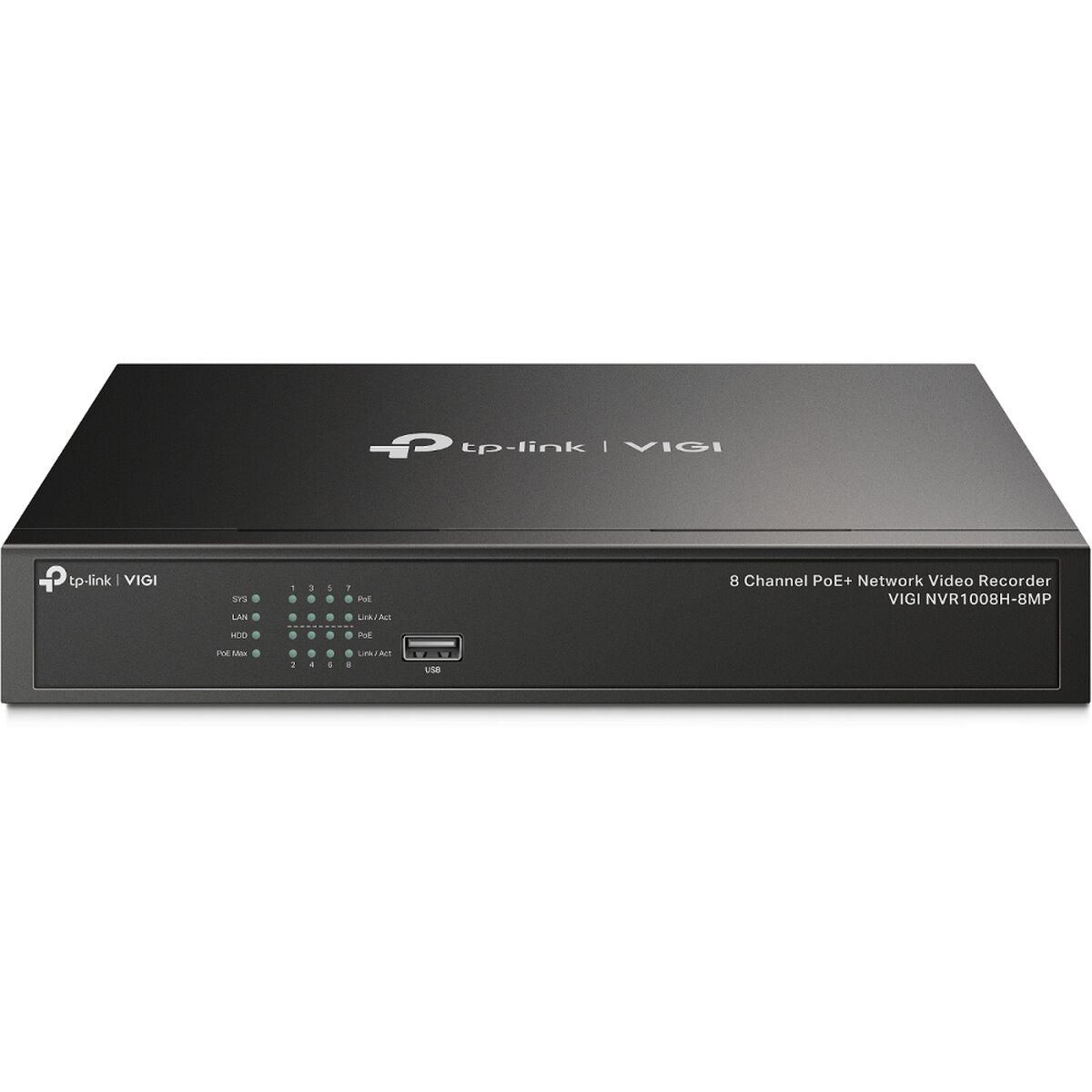 TP-LINK VIGI NVR1008H-8MP 8 Channel PoE Network Video Recorder