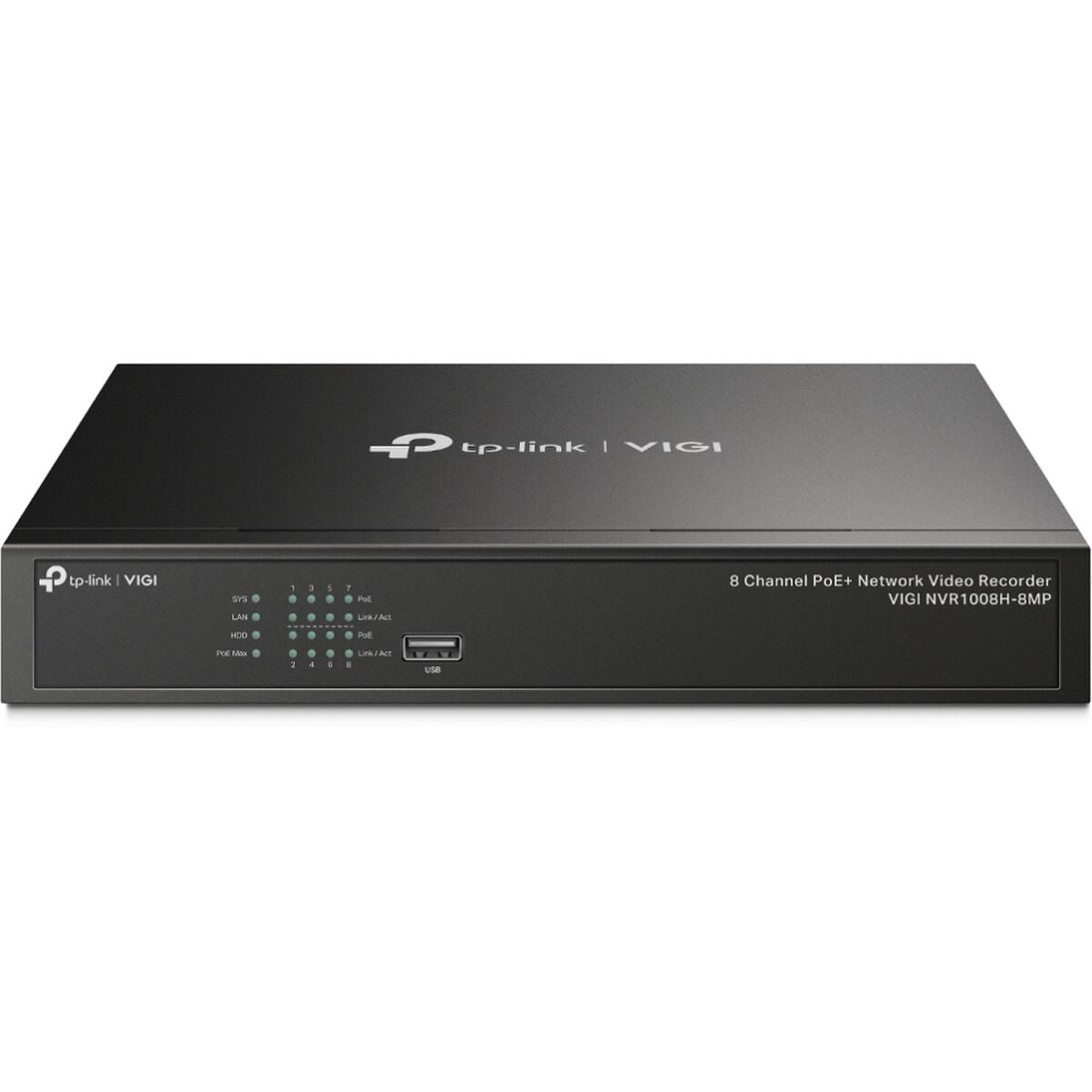 TP-LINK VIGI NVR1008H-8MP 8 Channel PoE Network Video Recorder