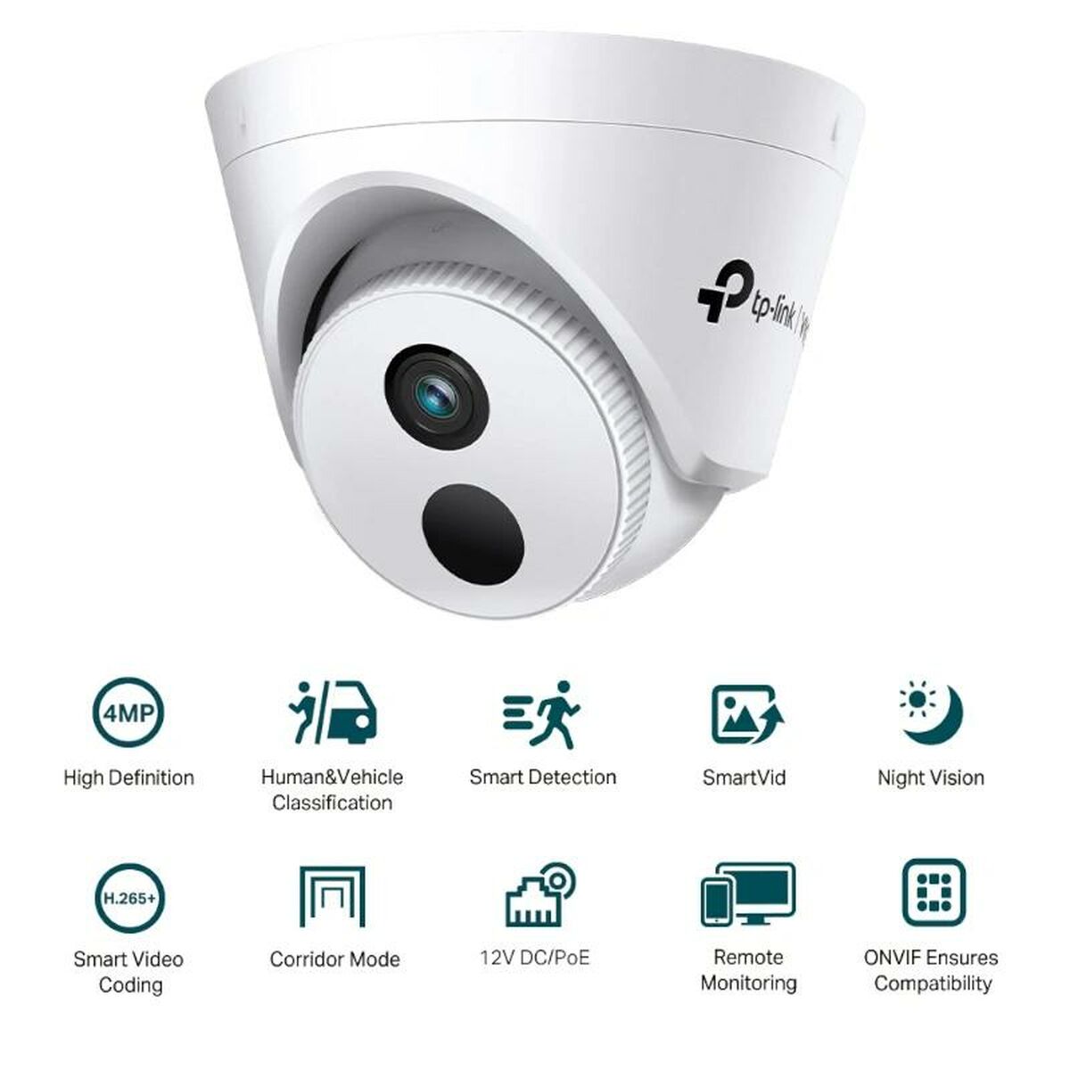 TP-LINK VIGI C440I 4MP Turret Network Camera 2.8mm