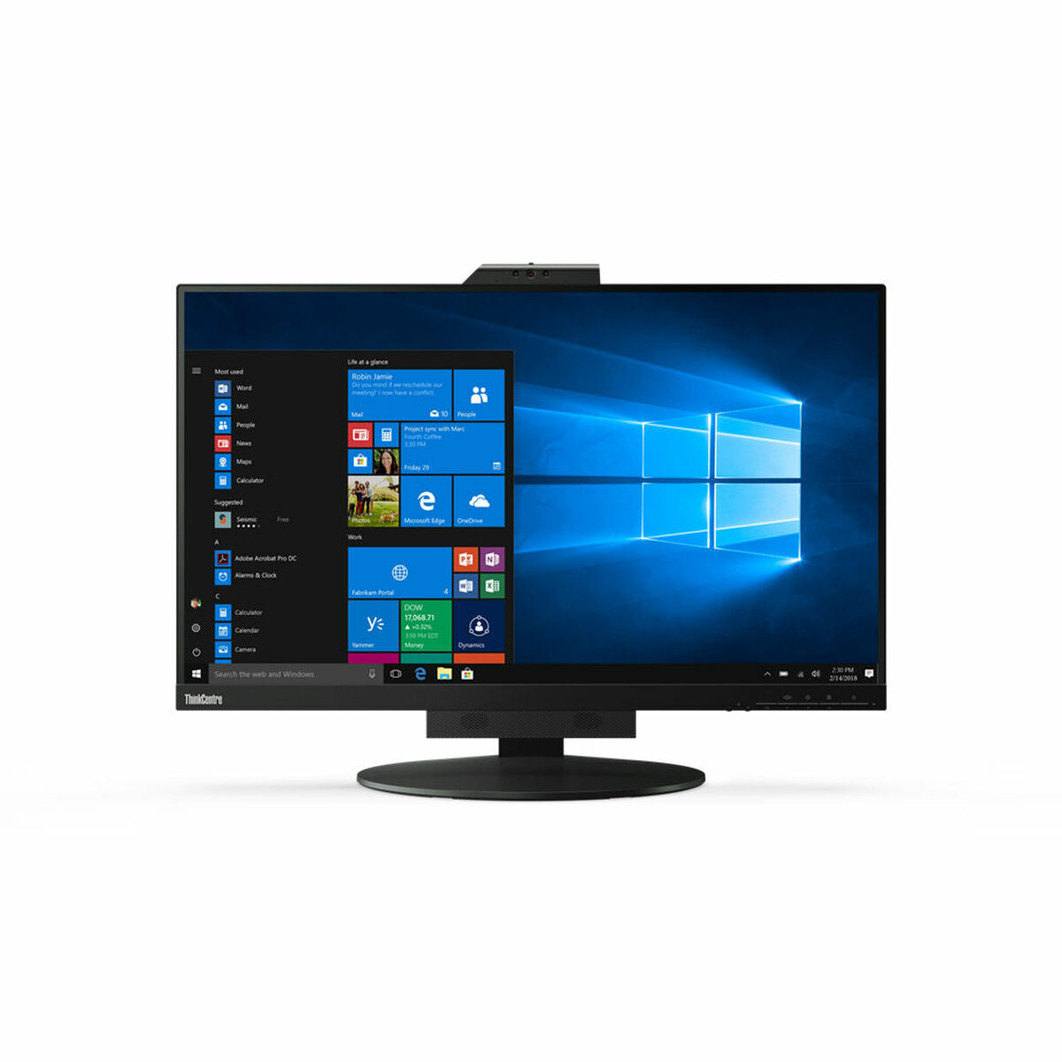 LENOVO ThinkCentre - Tiny-In-One 27 - 27p QHD - LCD - 16:9 1000:1 350nits 14ms - Webcam - HDMI - VGA - USB-B