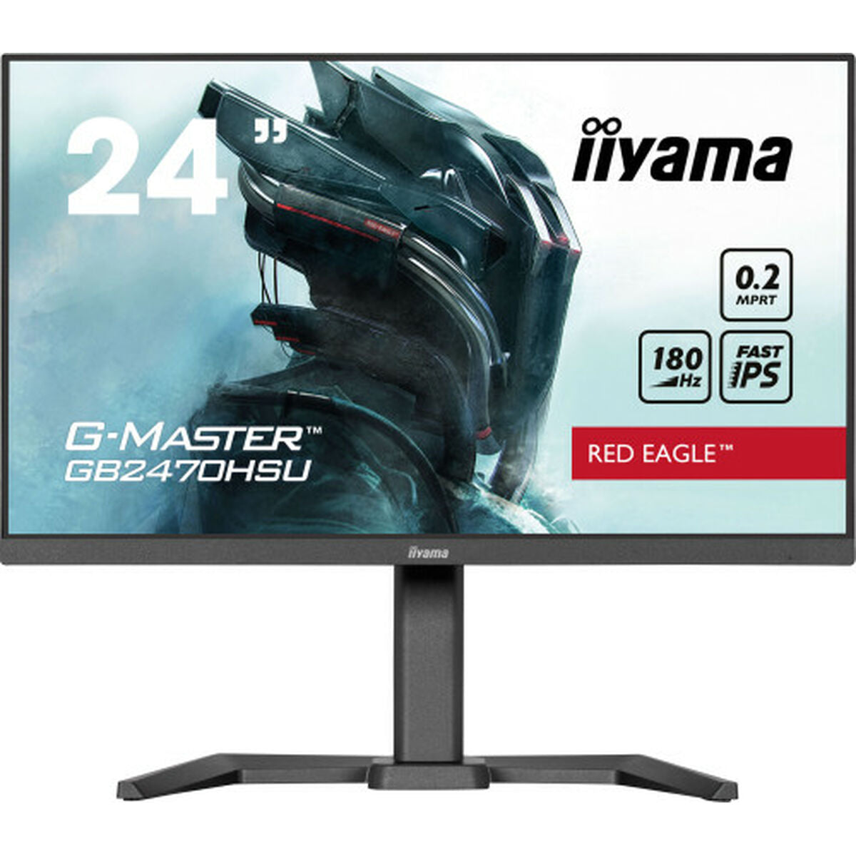 "iiyama G-MASTER GB2470HSU-B6 écran plat de PC 60,5 cm (23.8"") 1920 x 1080 pixels Full HD LCD Noir"