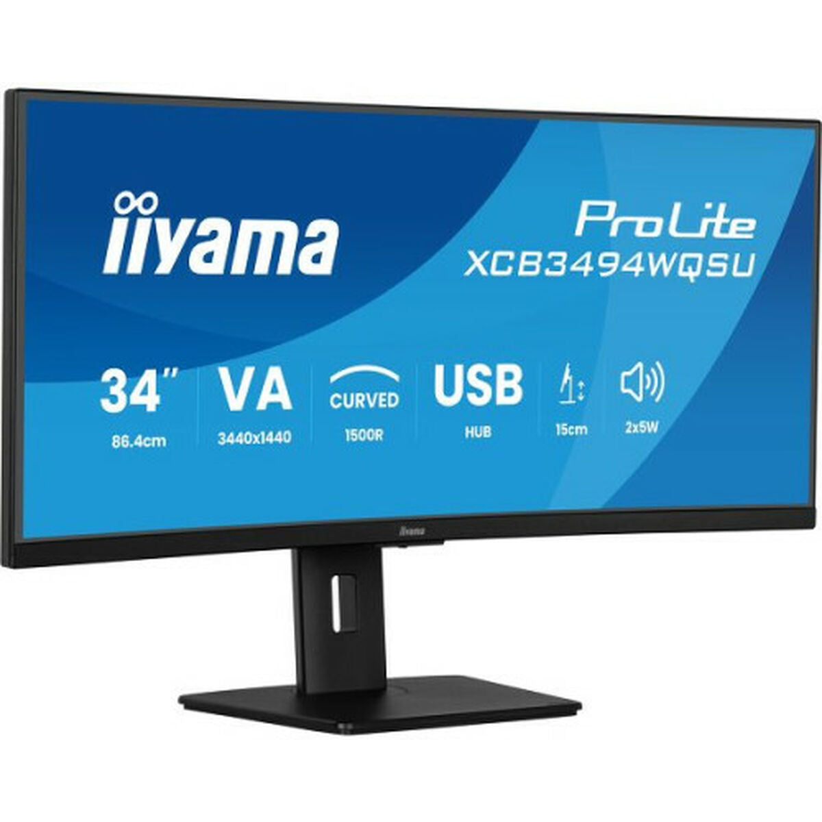 XCB3494WQSU-B1 34" UW Curved VA-3440x144