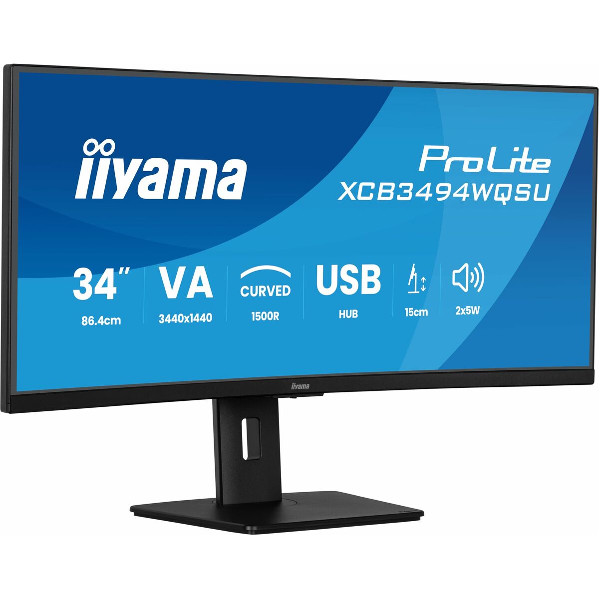 XCB3494WQSU-B1 34" UW Curved VA-3440x144