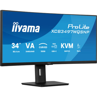 XCB3497WQSNP-B1 34" UW Curved VA-3440x14