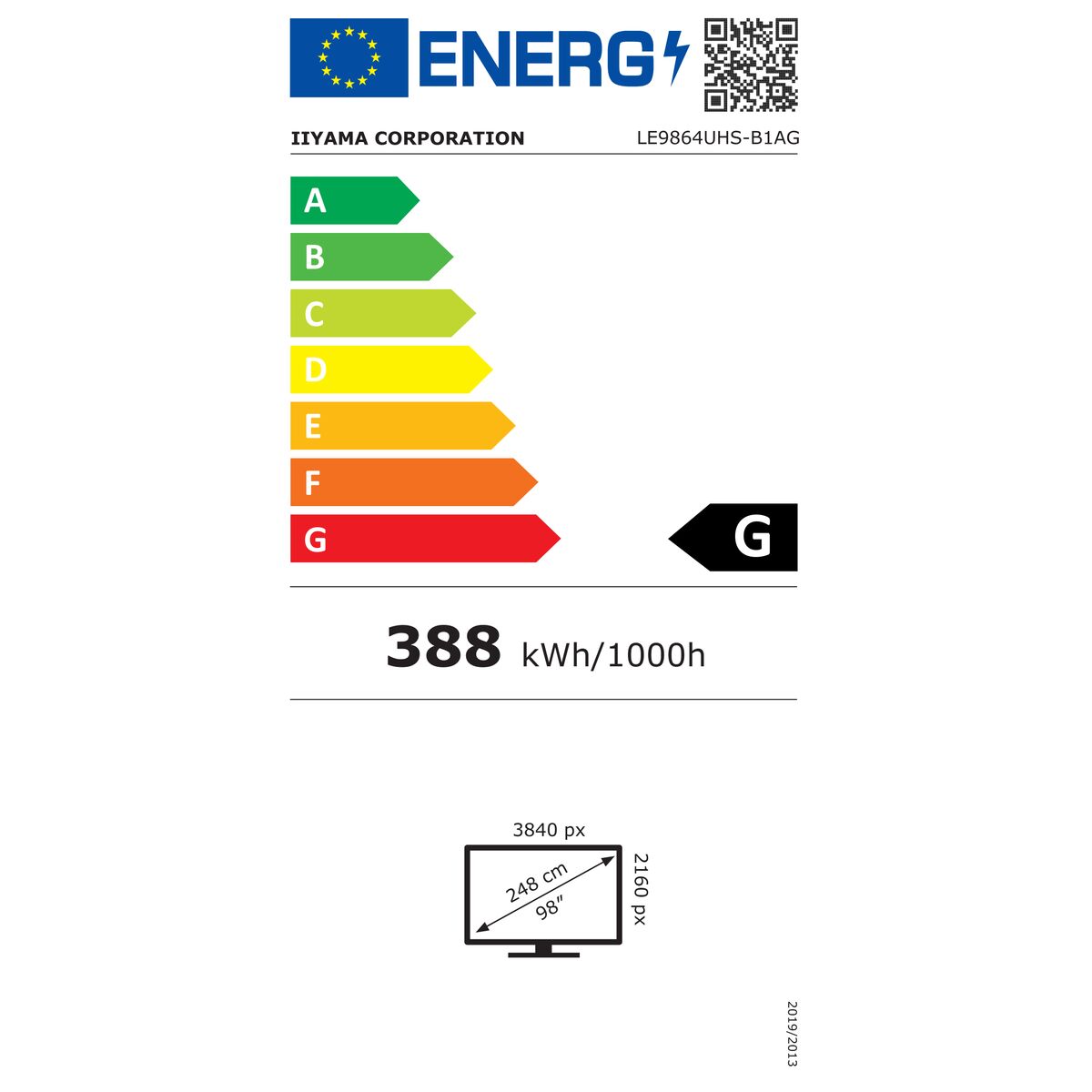 98" 3840x2160 UHD VA Haze 25% 500cd