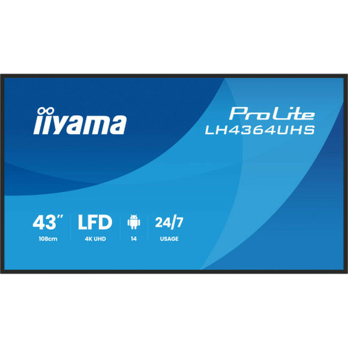 43" 3840x2160 UHD VA Haze 25% 500cd