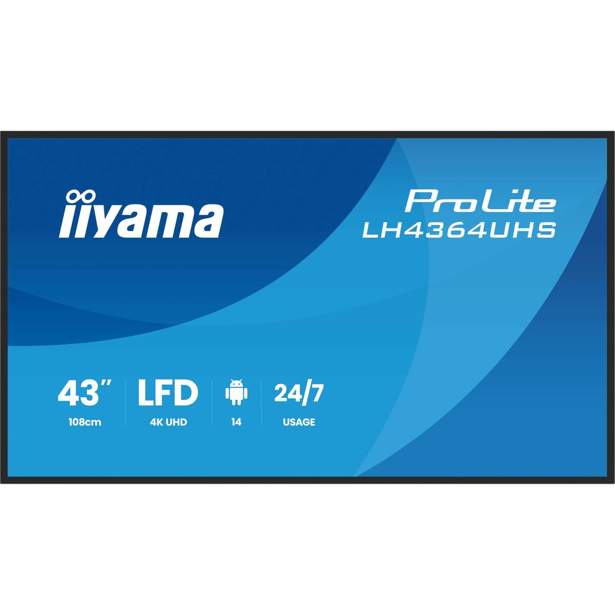 43" 3840x2160 UHD VA Haze 25% 500cd