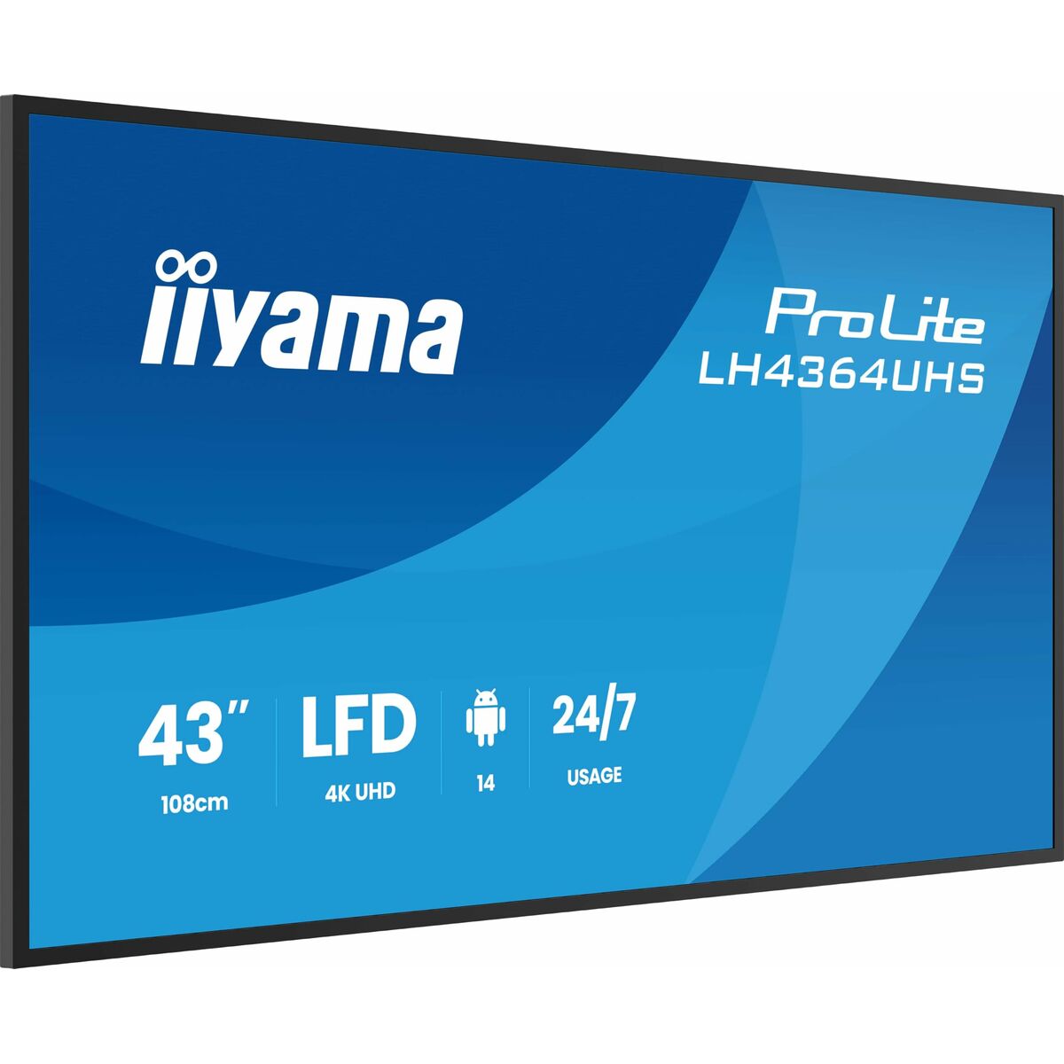 43" 3840x2160 UHD VA Haze 25% 500cd