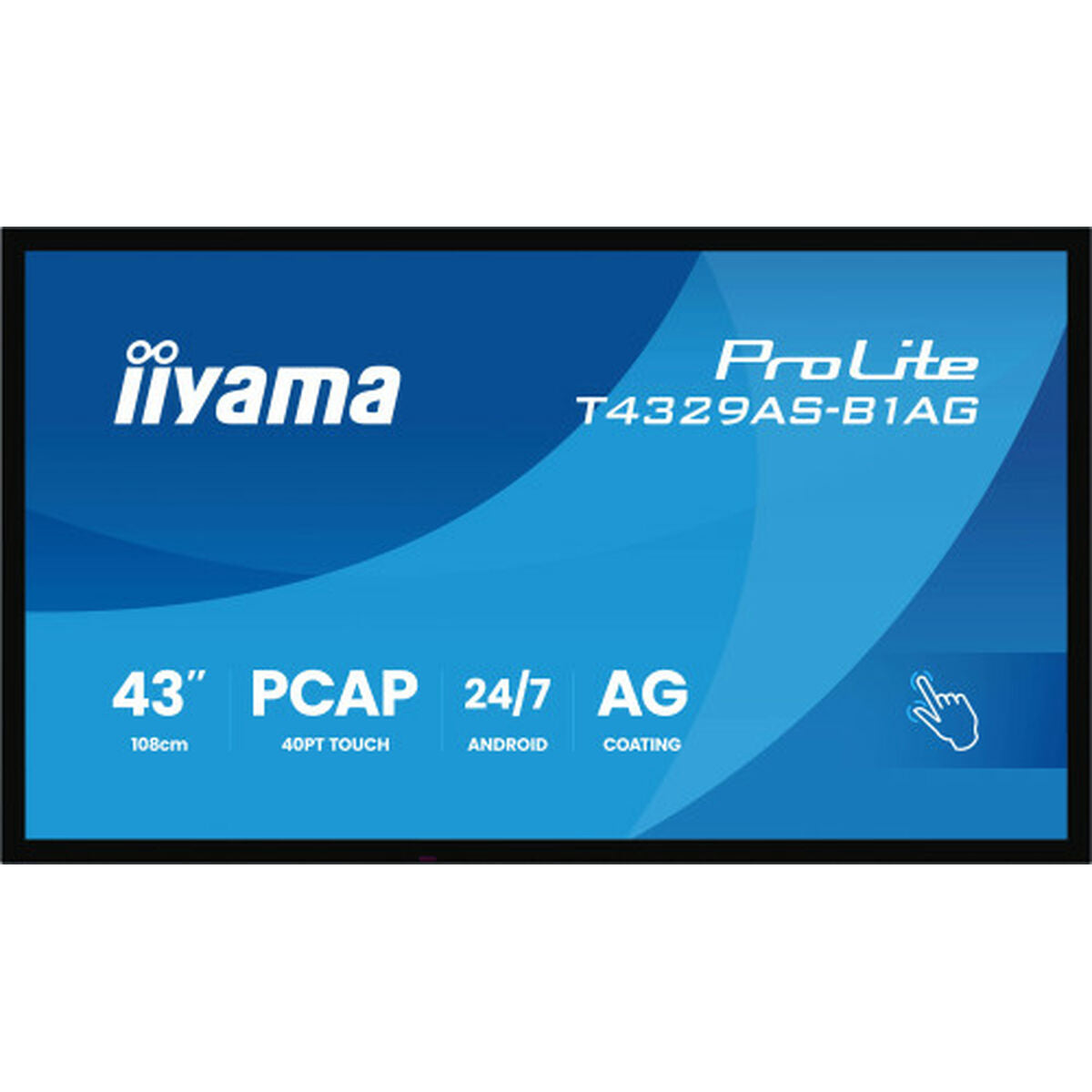 IIYAMA- Afficheur professionnel tactile 43" T4329AS-B1AG