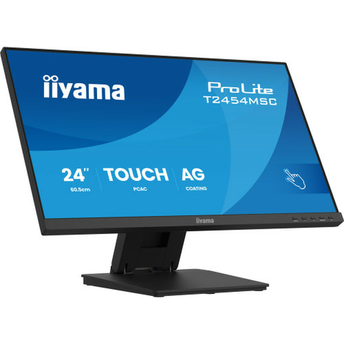 "iiyama T2454MSC-B3AG 24"" InCell PCAP 10P Tactile Anti-reflet 25% Haze 1920x1080 IPS-panel Bords fins Haut-parleurs DisplayPort"
