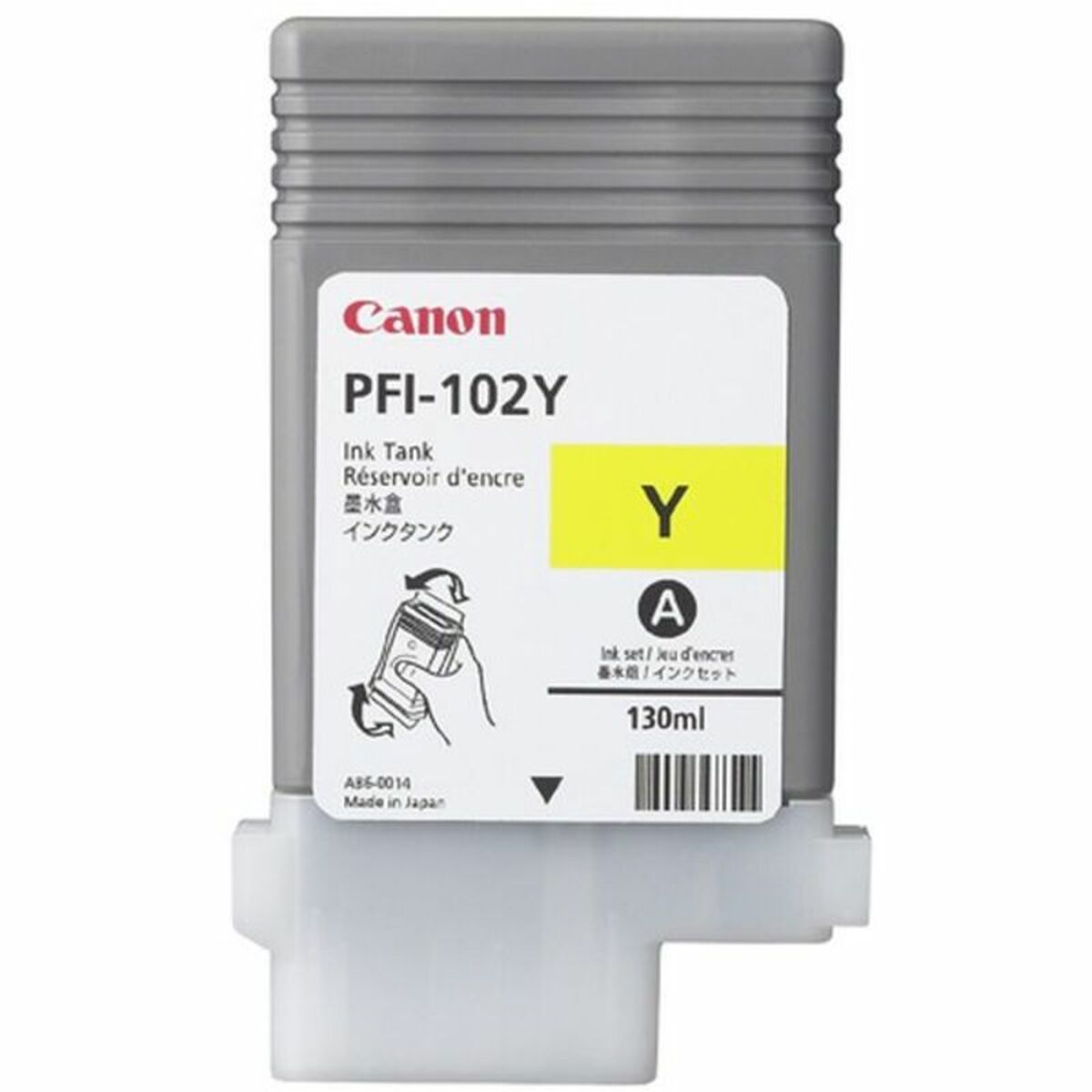 Ink tank/Yellow 130ml f IPF500/600/700