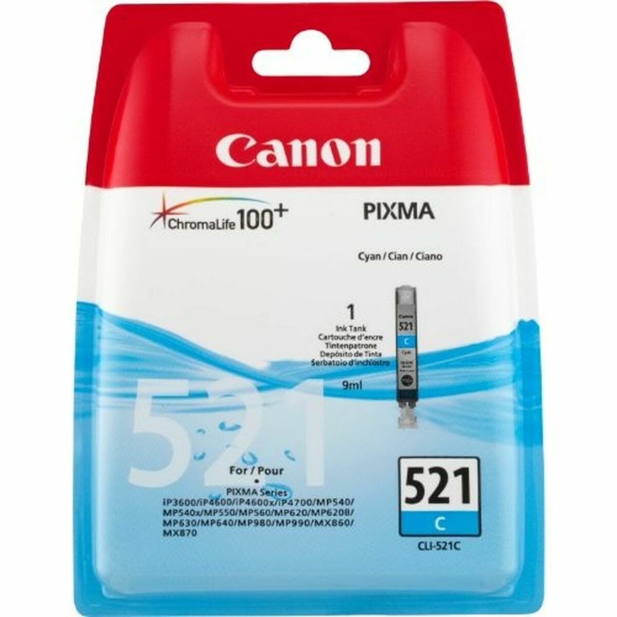 Ink/CLI-521 Cartridge CY