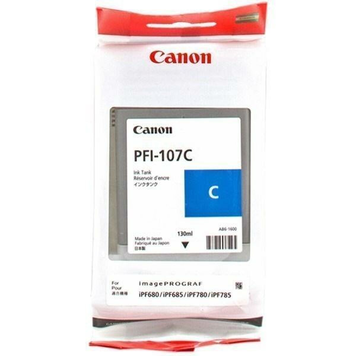 CANON PFI-107C cartouche d encre cyan capacité standard 130ml pack de 1