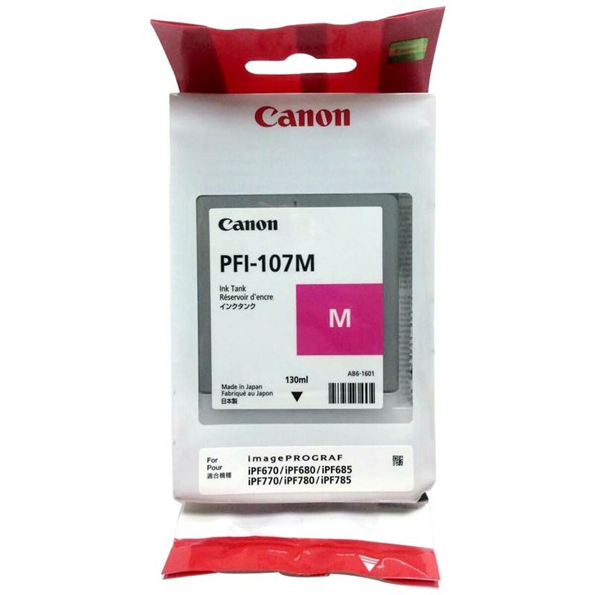 CANON PFI-107M cartouche d encre magenta capacité standard 130ml pack de 1